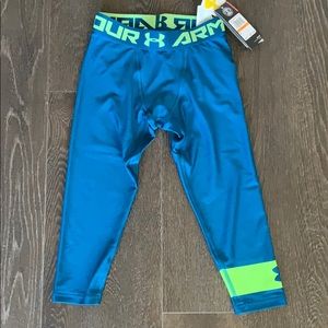 Boys sz. YSM Under Armour compression teal pants